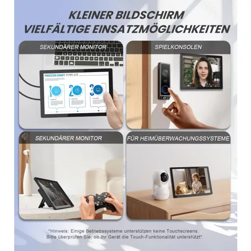 Missun 10,1" Prijenosni Monitor Osjetljiv na Dodir 1920x1200 IPS 60Hz