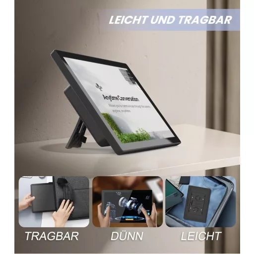 Missun 10,1" Prijenosni Monitor Osjetljiv na Dodir 1920x1200 IPS 60Hz