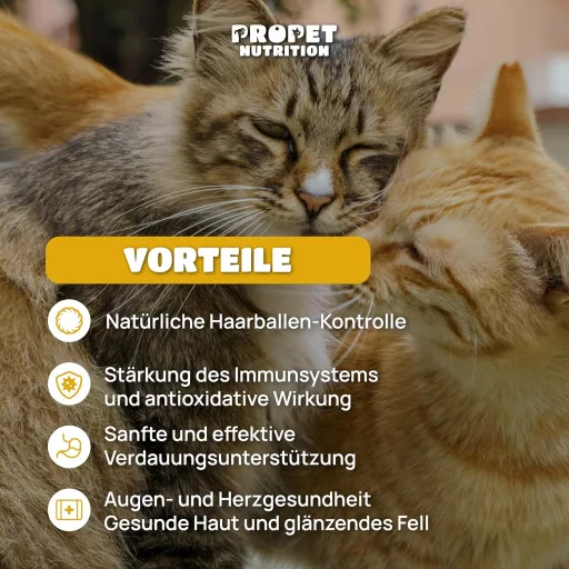 PROPET NUTRITION Macskaszőr-oldó komplex malátával, taurinnal és vitaminokkal 120ml