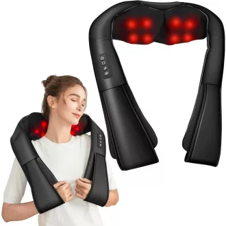 Brelley 3D Shiatsu nyak- és hátmasszírozó melegítéssel