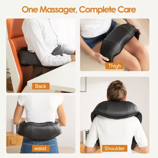 Brelley 3D Shiatsu nyak- és hátmasszírozó melegítéssel