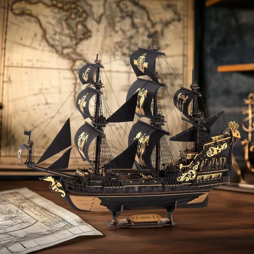 ROKR Seahorse Bark MCB02 3D fa puzzle modell építőkészlet felnőtteknek
