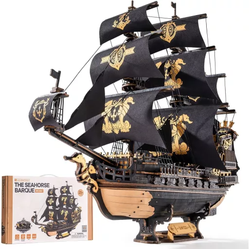 ROKR Seahorse Bark MCB02 3D fa puzzle modell építőkészlet felnőtteknek