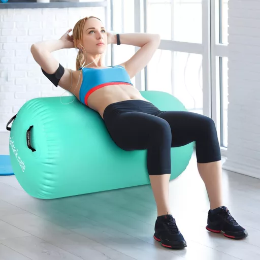 Airtrack Matte 100/120 cm Felfújható Tornaszőnyeg Gimnasztikai Henger