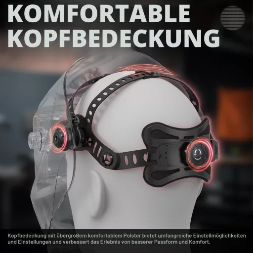 YESWELDER Automata Sötétedő Hegesztőmaszk Napelemes True Colour 4/9-13