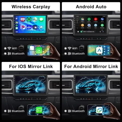 Hodozzy 2G+64G Android Autórádió Renault Master 2019-2022 Wireless CarPlay 10.1"
