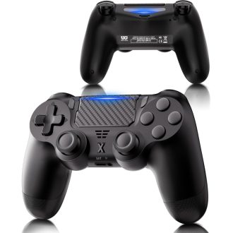   RUIZHI Wireless PS4 Kontroller - Playstation 4 Gamepad PC Kompatibilis Turbo Vibráció Gyro Szenzorokkal
