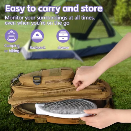 AOOWU Összecsukható Elektromos Légyfogó USB-C Töltéssel, UV Rovarirtó Szúnyog Csapda