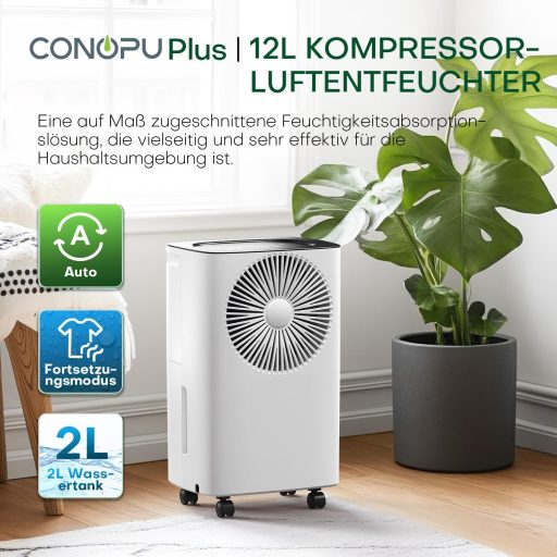 CONOPUPlus 12L/nap páramentesítő 24H időzítővel, folyamatos levezetéssel