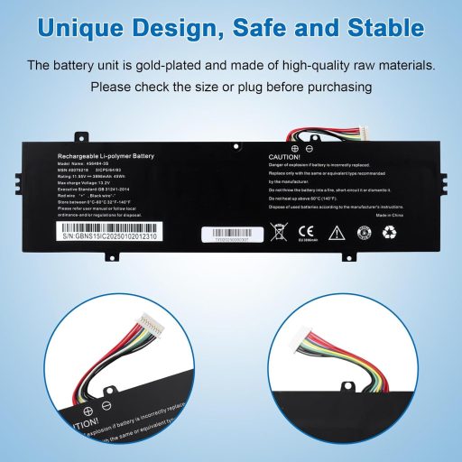 Baterie laptop Li-ion MXJFYY 11.55V 3896mAh pentru seria Medion E16401 E16402 E15303