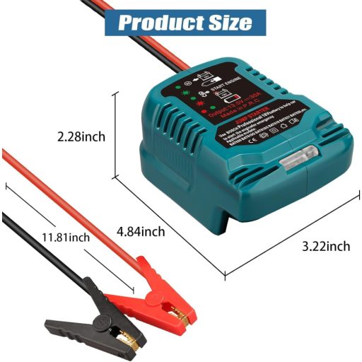 NUOGEDZ Autó Indítóegység 12V Hordozható Akkumulátor Booster Adapter