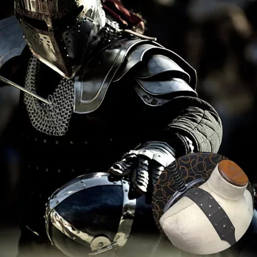 Kiuiom Állítható Bőr Kardtartó Hátpánt Katana Samurai Jelmezhez