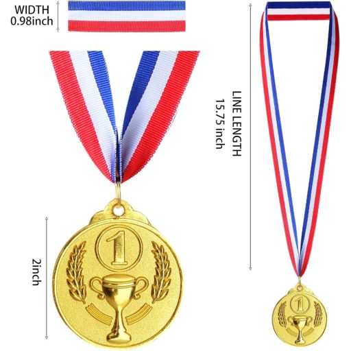 Sunshine smile Arany Gyerekgyermek Verseny Érme Szett 12 db Díj Medál