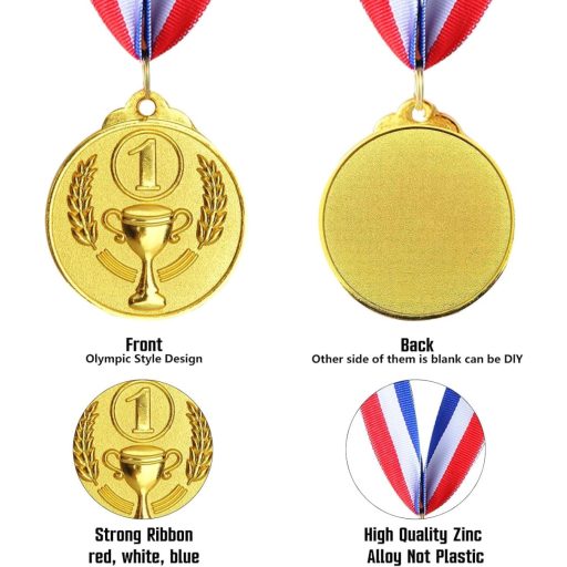 Sunshine smile Arany Gyerekgyermek Verseny Érme Szett 12 db Díj Medál