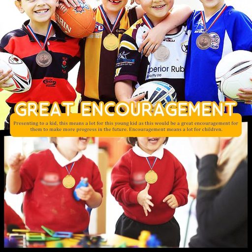 Sunshine smile Arany Gyerekgyermek Verseny Érme Szett 12 db Díj Medál