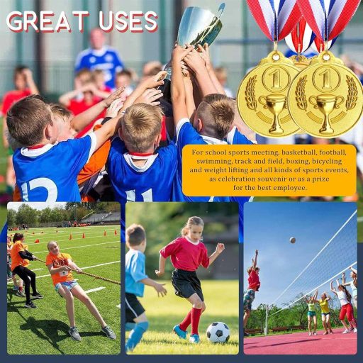 Sunshine smile Arany Gyerekgyermek Verseny Érme Szett 12 db Díj Medál