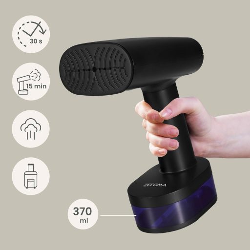 ZEEGMA STEAMEE 2in1 Hordozható Gőzvasaló 1640W, 25g/perc Gőzteljesítmény, 30mp Felmelegítés