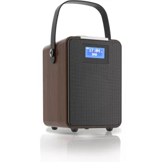   Rádio MONODEAL DAB+ s Bluetooth, duálny budík, nabíjateľné kuchynské rádio