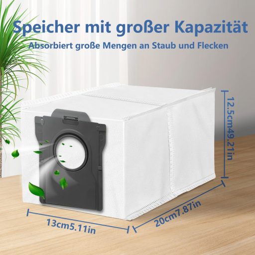 howekuze 10 db porszívó porzsák Dreame L40s Pro Ultra/L10s Ultra/X40/X50/L10 robotporszívóhoz