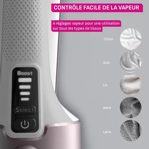 Calor Pure Force 2in1 gőzölő és vasaló függőleges vízszintes használattal 1800W
