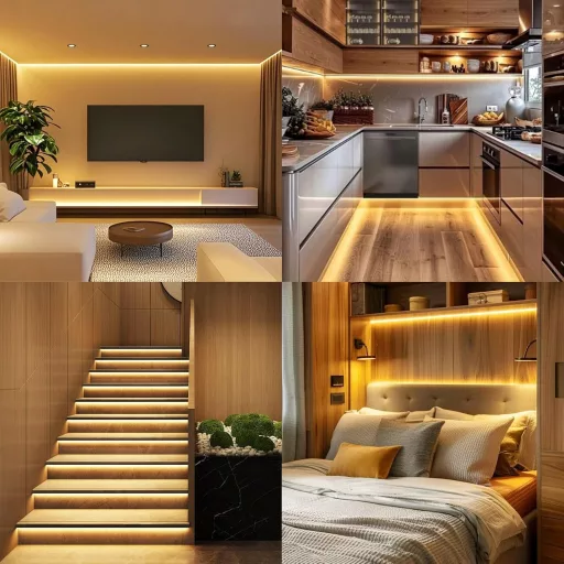 PSTAR COB LED szalag 2700K meleg fehér 1m dimmelhető 24V távirányítóval