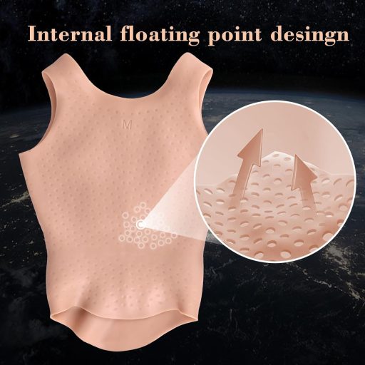 YEEFAIRY silikónový svalnatý hrudný a brušný pancier, unisex kostým, veľkosť M