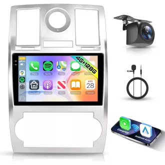  Hodozzy 9" Android autórádió Chrysler 300 2004-2011 GPS Carplay 4GB+128GB
