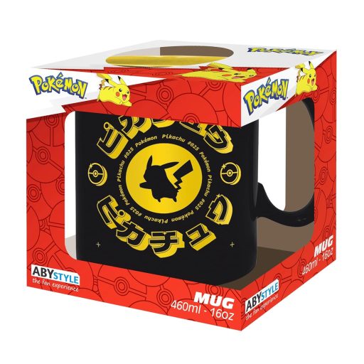 ABYSTYLE - Pokemon Pikachua Black Iconic Mug 16oz