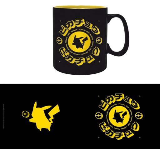 ABYSTYLE - Pokemon Pikachua Black Iconic Mug 16oz