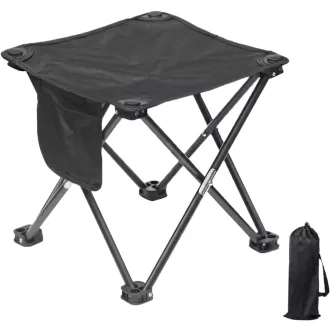   BTIUGYI hordozható kemping szék 28 cm, összecsukható tárolózsebekkel, könnyű lábzsámoly kerthez halászathoz