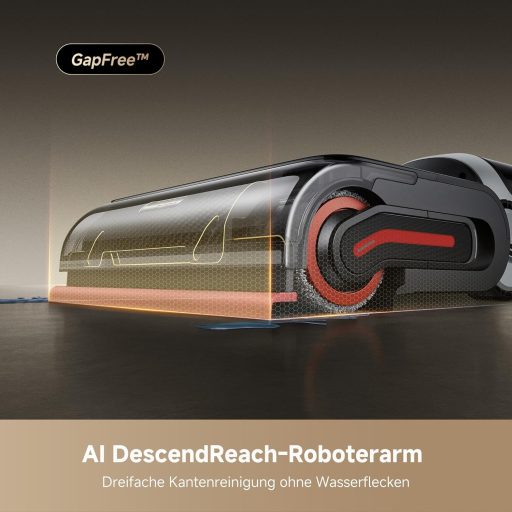 dreame H15 Pro meleg-hideg porszívó, 85°C vízzel, 22000Pa szívóerő, hajszáleltávolítás, robotkar, RGB érzékelés