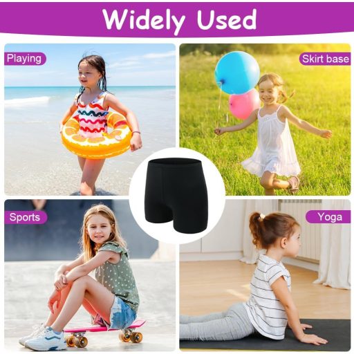 AOOWU Lányok Tornashortsok 6 Darabos Szett Tánc Balett Fitness Sportruha