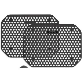   Silicone Splash Guard for Airfryer, Pack of 2, Black, Hot Air Fryer Accessories, Splash Guard Accessories, Reusable, for Protective Grille Against Grease Splash, Dishwasher Safe