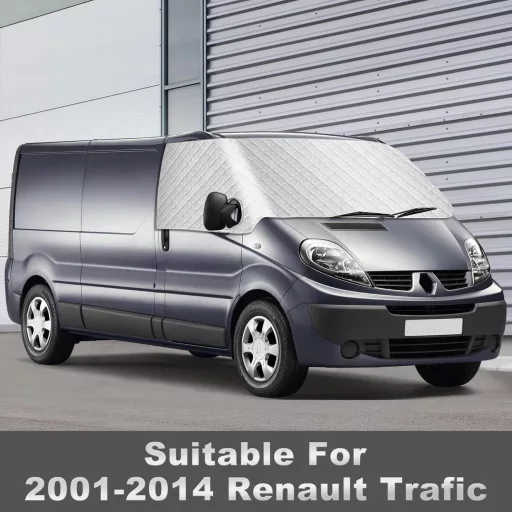 LMYSUFI Renault Trafic szélvédő takaró 2001-2014, napvédő hővédő fólia