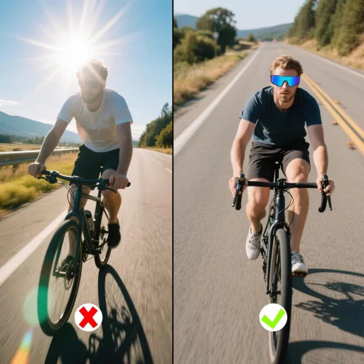 CXNXFD Polarizirane sportske naočale za bicikl, MTB, trčanje, UV zaštita, plavo/crne