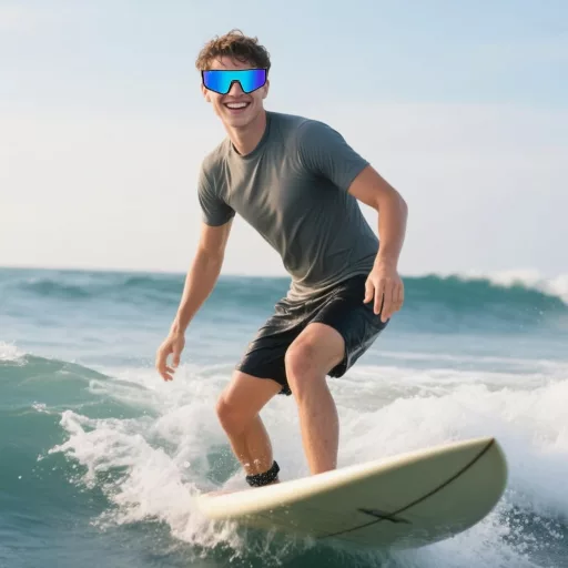 CXNXFD Polarizirane sportske naočale za bicikl, MTB, trčanje, UV zaštita, plavo/crne