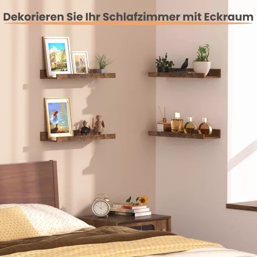upsimples 3 db Fa Fali Polc 40x13 cm Nappali Hálószoba Konyha Fürdőszoba