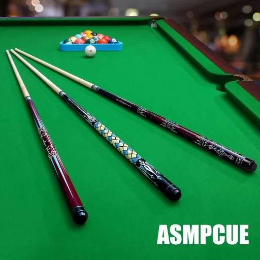 ASMPCUE 58" Biliárd Queue 20oz Kanadai Juhar 13mm Csúcs Profi