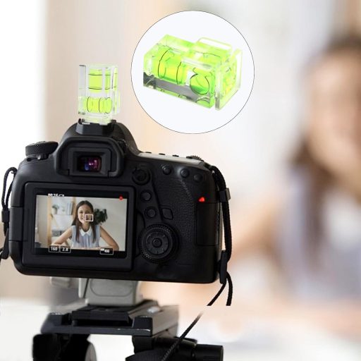 UOCAI 10 ks Mini vodováha s držiakom, malá libela na montáž kamier a obytných áut