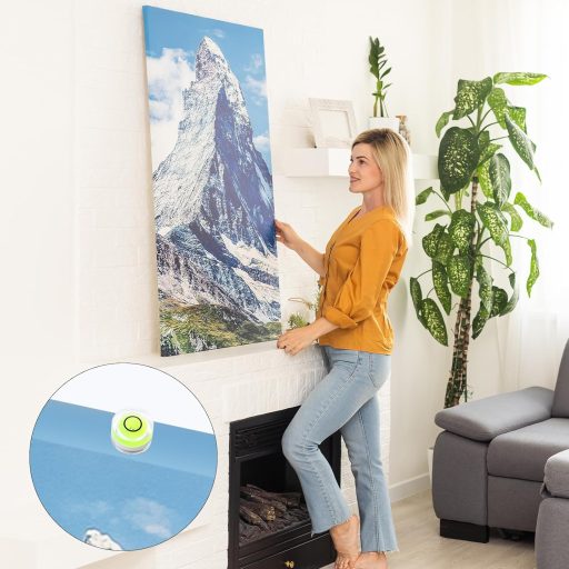 UOCAI 10 db Mini Szintmérő Szellőzővel, Kicsi Libella Kamera és Lakóautó Szereléshez