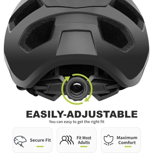 KINGBIKE Kerékpáros Sisak Lecsatolható Napellenzővel MTB Férfi Női Felnőtt