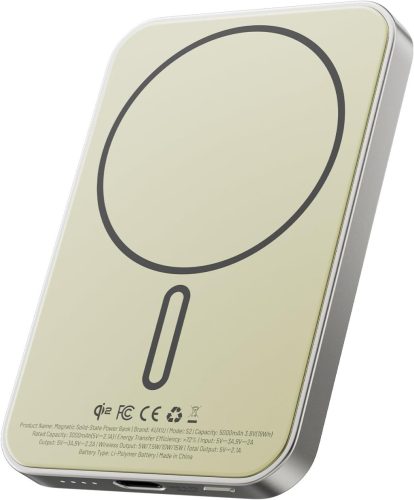 KU XIU Powerbank pre MagSafe – Qi2 15W Magnetická externá batéria pre iPhone série 16/15/14/13/12, 5000mAh Bezdrôtová