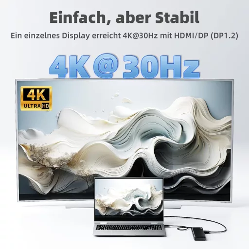WAVLINK USB-C dokkoló 3 monitor támogatással, HDMI/DP/VGA, 100W töltés, Ethernet, SD/TF olvasó