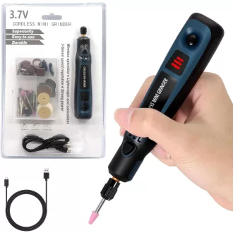   Wowfast elektromos gravírozó toll 50 bittel, 3 fokozat, 15000 rpm, USB töltés