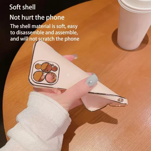 HONLEN Redmi A5 4G szilikon tok galvanizált kerettel - sötétkék