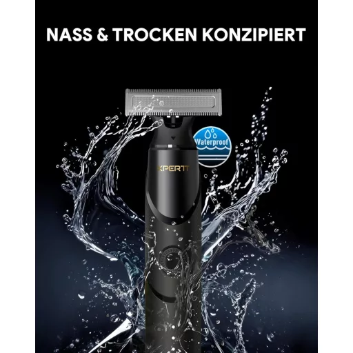 Aparat de ras electric Roleader, trimmer pentru barbă și corp, USB-C, fără fir