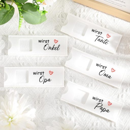 Darčeková sada na oznámenie tehotenstva Namalu, 5 ks, krabička s čokoládou kompatibilnou s Duplo