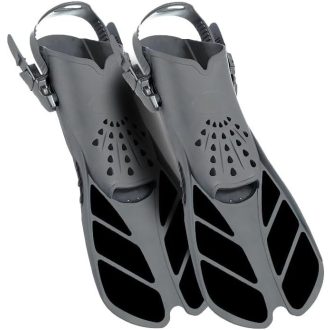   Fstcrt Úszóuszony Szett Felnőtteknek Szürke S/M Méret Hálós Táskával