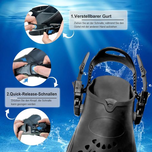 Fstcrt Úszóuszony Szett Felnőtteknek Szürke S/M Méret Hálós Táskával