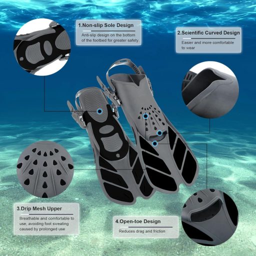 Fstcrt Úszóuszony Szett Felnőtteknek Szürke S/M Méret Hálós Táskával